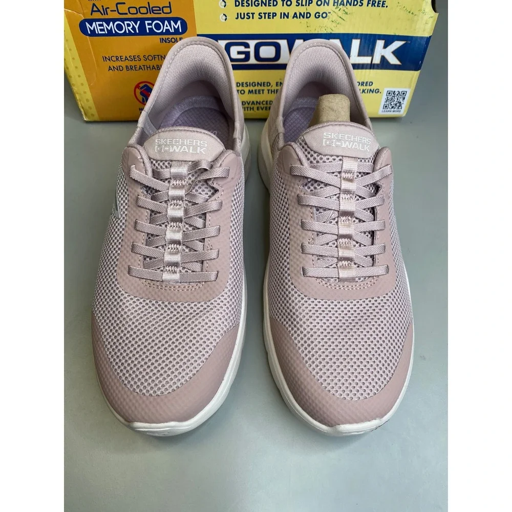 Skechers Slip-ins GO WALK Flex Grand Entry Mauve 124836W Womens 9.5 Wide
